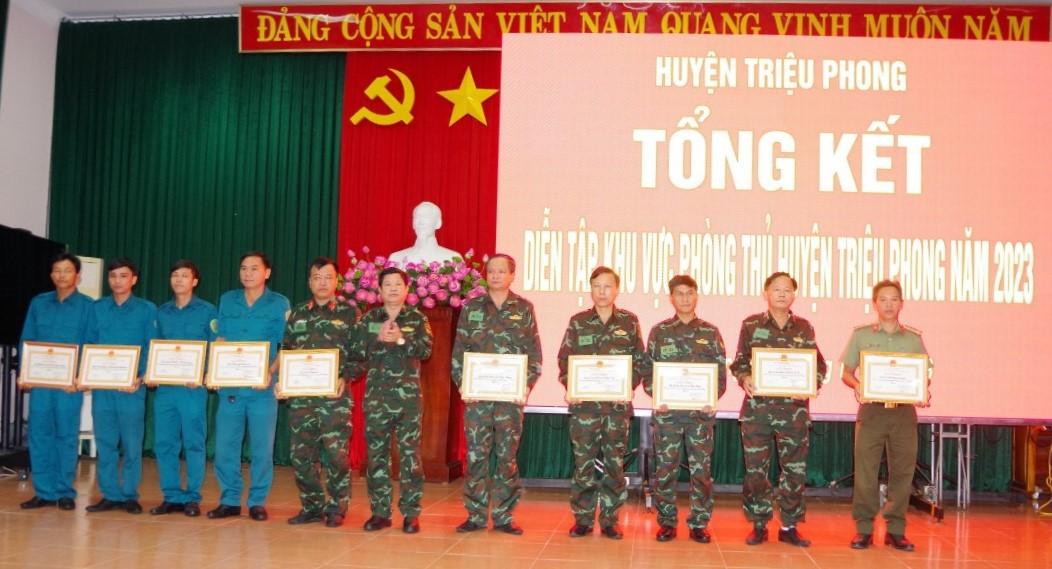 “Điểm sáng” trong phong trào thi đua của lực lượng vũ trang huyện Triệu Phong