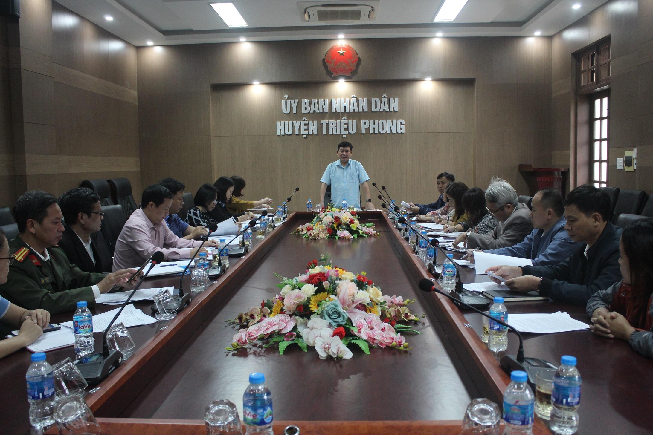 UBND huyện Triệu Phong tổ chức phiên làm việc với một...