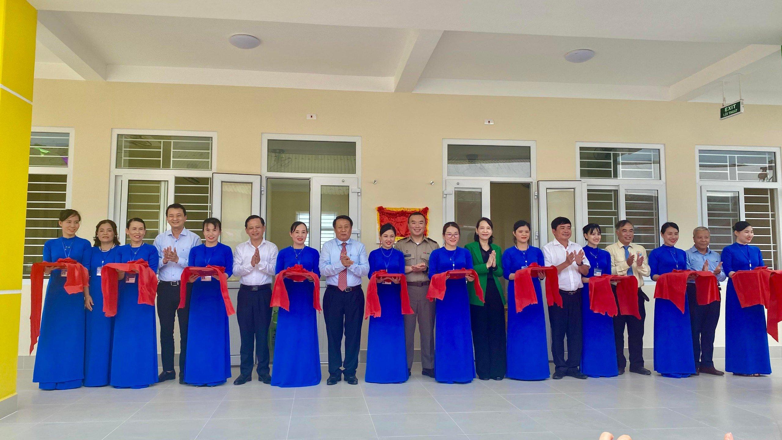 Lễ khánh thành và bàn giao công trình Trường mầm non Triệu Thuận