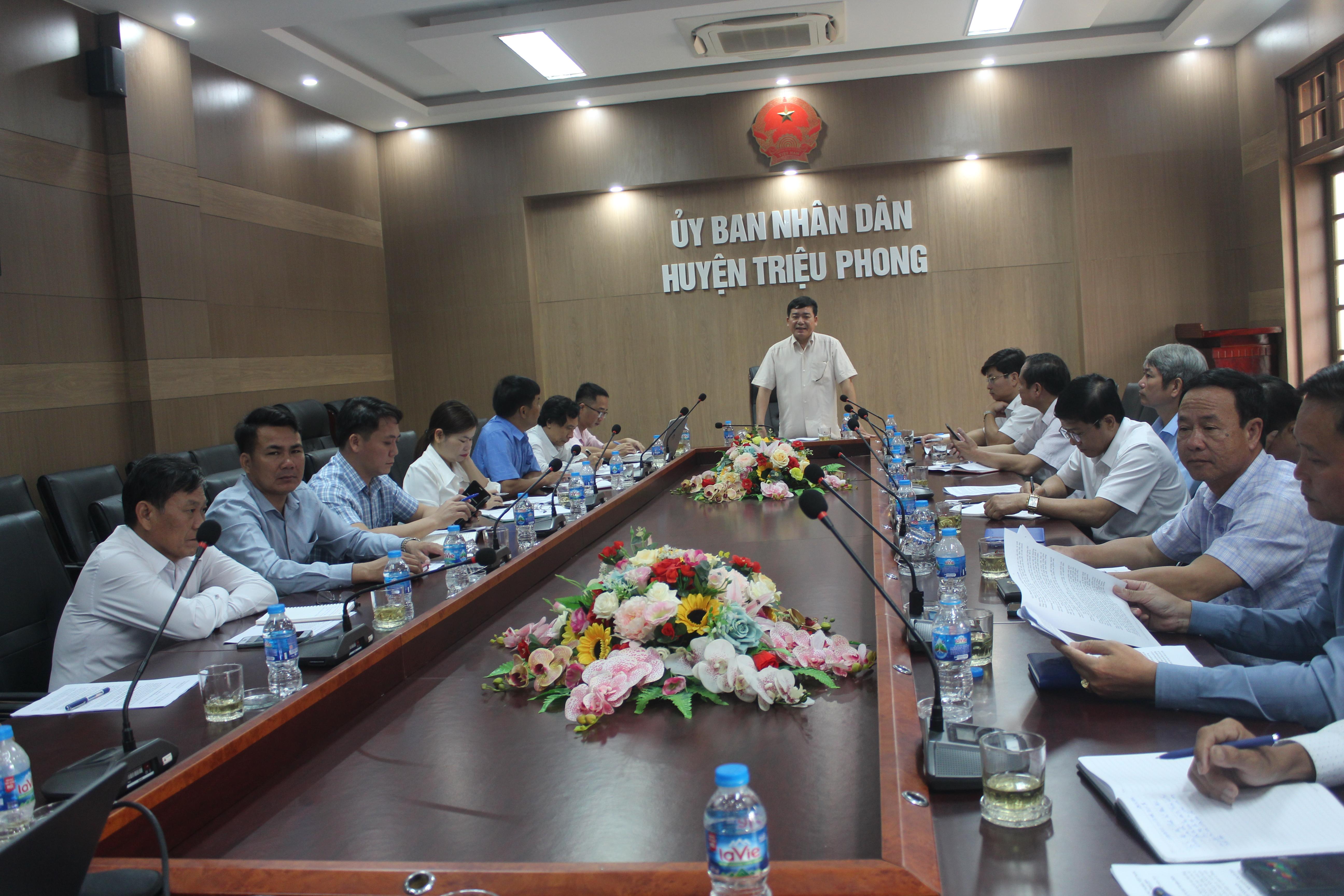 Họp Ban đại diện Hội đồng quản trị Ngân hàng chính sách xã hội huyện Triệu Phong Quý I năm 2024