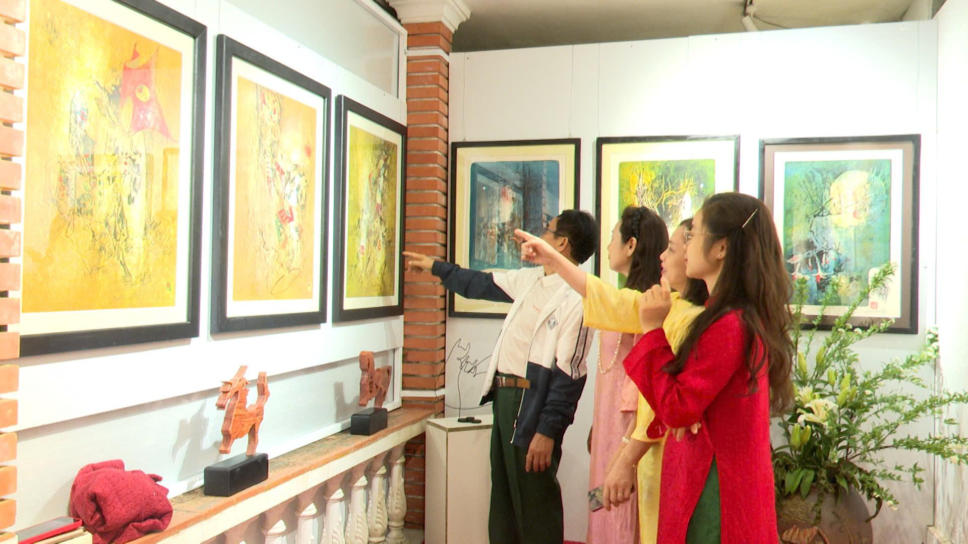 Không gian “Thiền họa và Mã quan” của Lê Bá Đảng tại tư gia thu hút du khách đầu Xuân