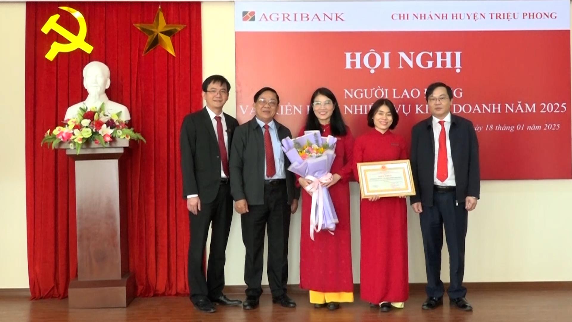 Agribank chi nhánh huyện Triệu Phong triển khai công tác kinh doanh 2025