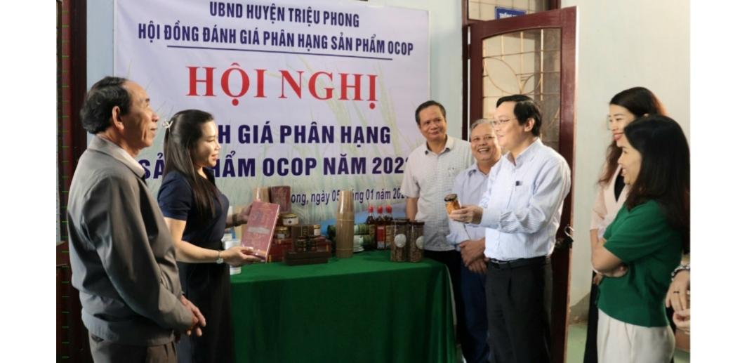 Triệu Phong phát triển sản phẩm OCOP gắn với vùng nguyên liệu