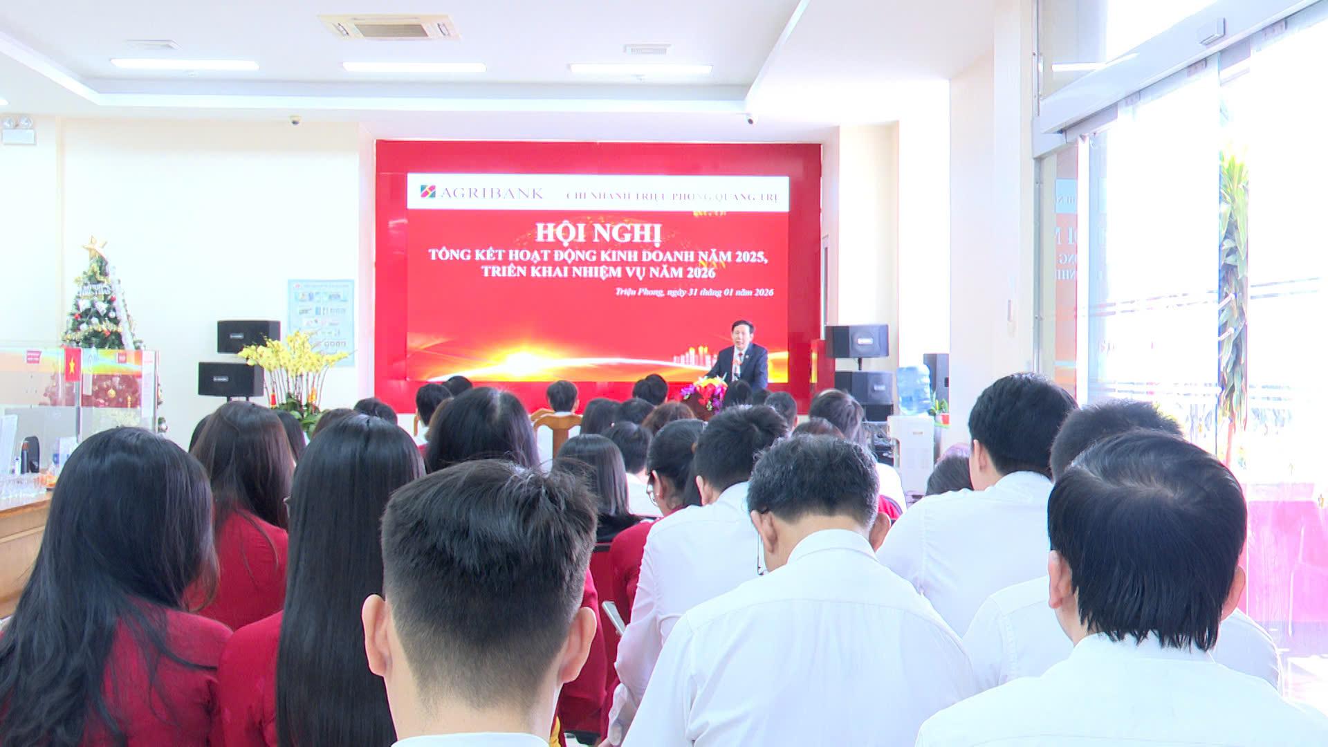AGRIBANK CHI NHÁNH TRIỆU PHONG QUẢNG TRỊ - TỔ CHỨC HỘI NGHỊ TỔNG KẾT HOẠT ĐỘNG KINH DOANH NĂM 2025,...